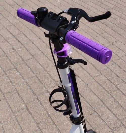 Самокат Maraton RIDER 2021 с фонариком Сиреневый - фото 2 Самокат Maraton RIDER 2021 с фонариком Сиреневый - фото 2
