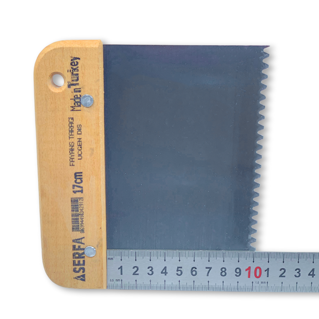 Шпатель зубчастий Notched Spreader заокруглений зуб 8 мм 17 см (291) - фото 2 Шпатель зубчастий Notched Spreader заокруглений зуб 8 мм 17 см (291) - фото 2