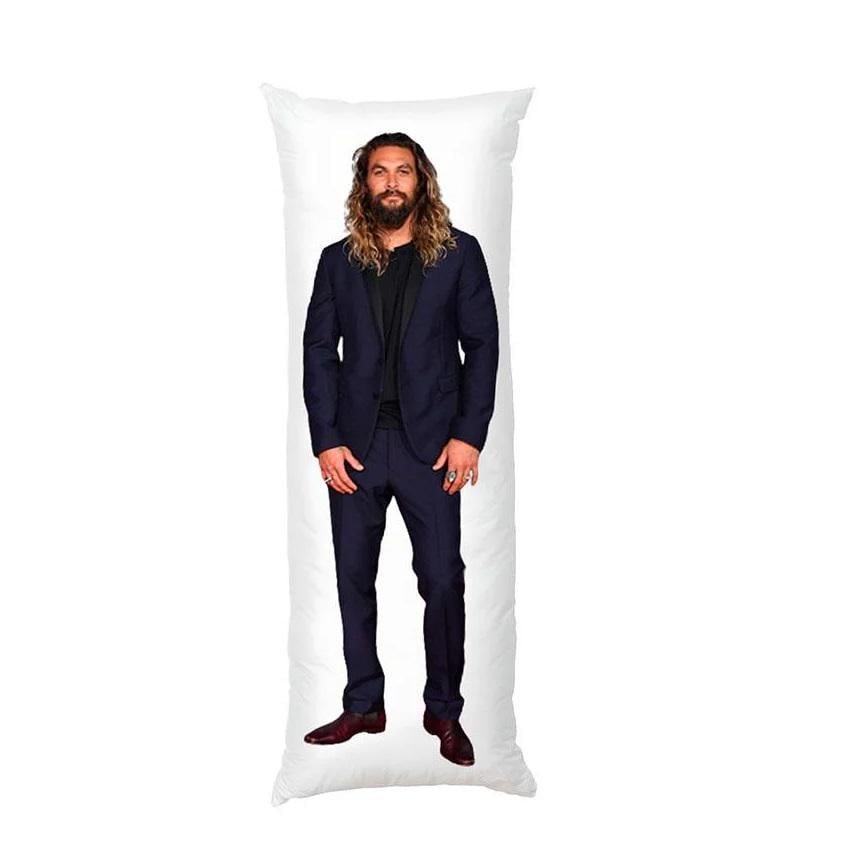 Подушка дакимакура Jason Momoa габардин 120х40 см (102707-1)