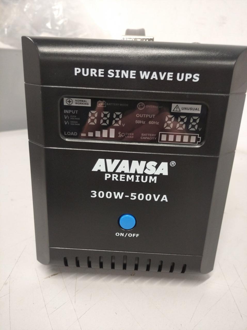 Джерело безперебійного живлення AVANSA-500Va 300 W 12 V Інвертер перетворювач з правильною синусоїдою - фото 5