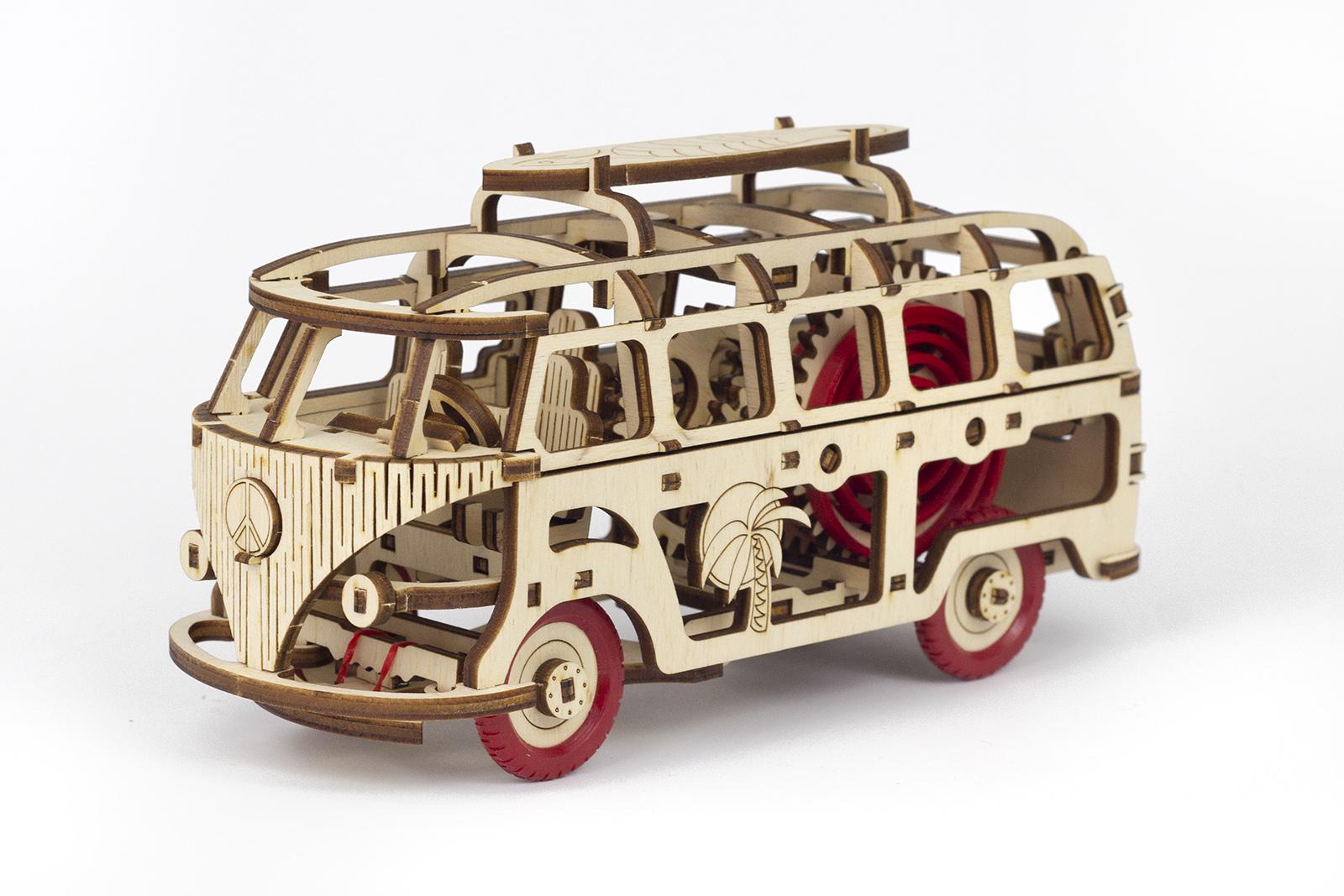 Конструктор механічний 3D Time for Machine Dream van автомобіль Бордовий (T4M380301BURG) - фото 4 Конструктор механічний 3D Time for Machine Dream van автомобіль Бордовий (T4M380301BURG) - фото 4