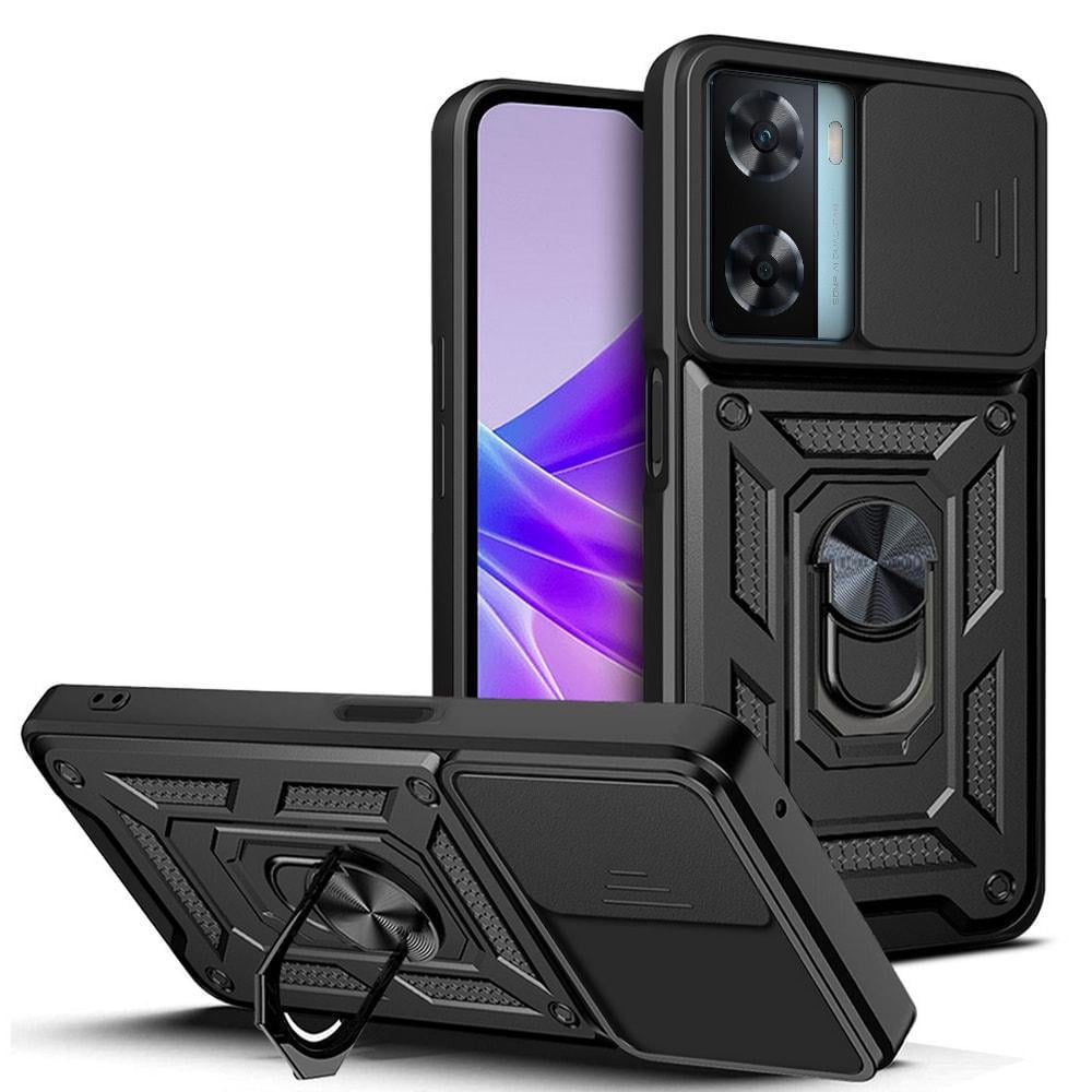 Чехол с защитой камеры 3DGuard OPPO A57s Black (33861-2B)
