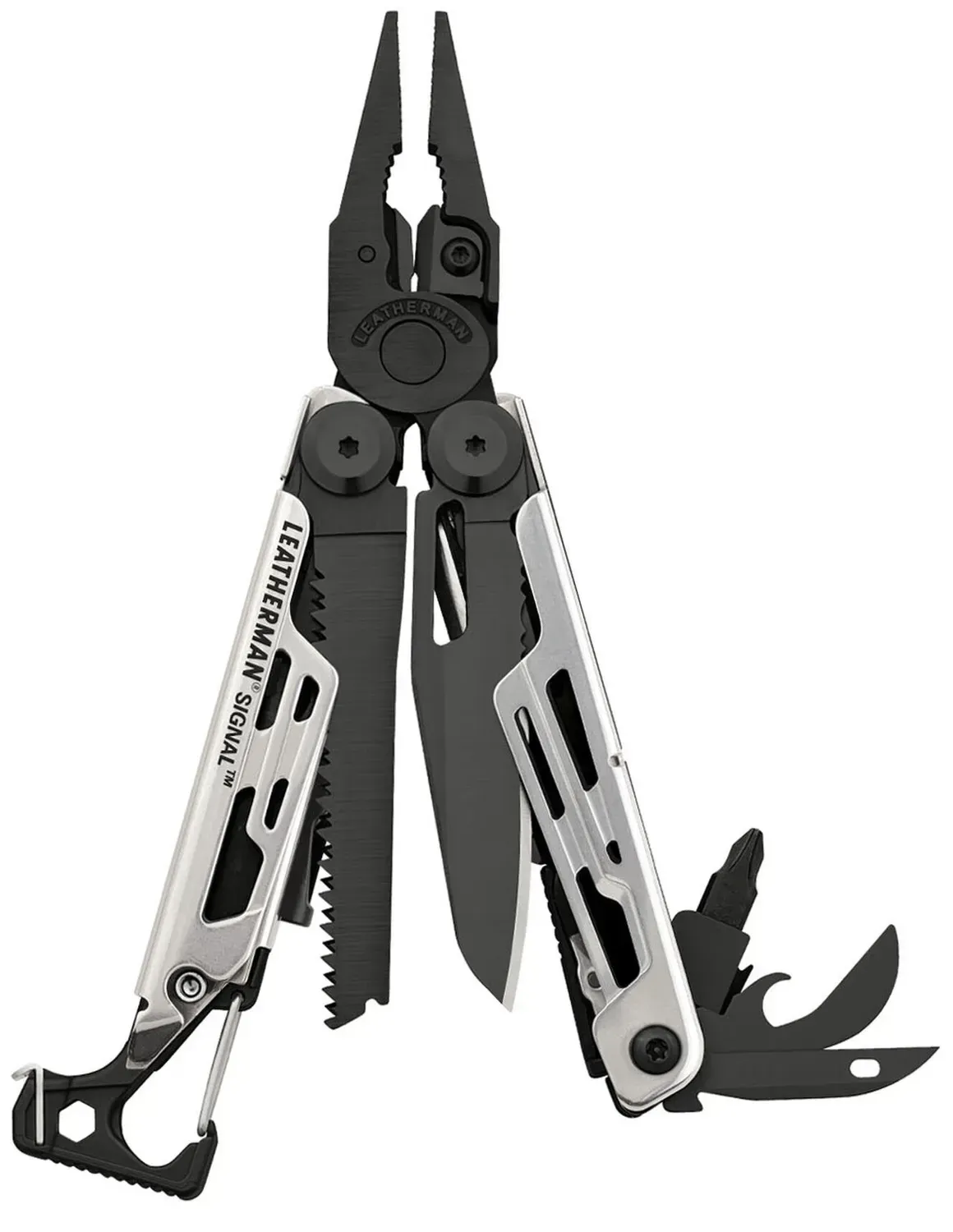 Мультитул Leatherman Signal 19 инструментов с чехлом Black/Silver (26256801) Мультитул Leatherman Signal 19 инструментов с чехлом Black/Silver (26256801)