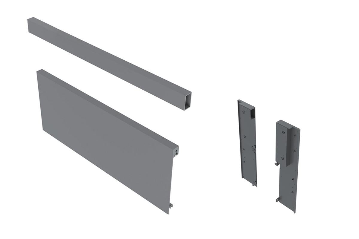 Передняя панель для ящика Axis Pro PB-AXISPRO-ZEZWEW-B 95 мм/релинг 1200 мм и заглушки Антрацит (31557)