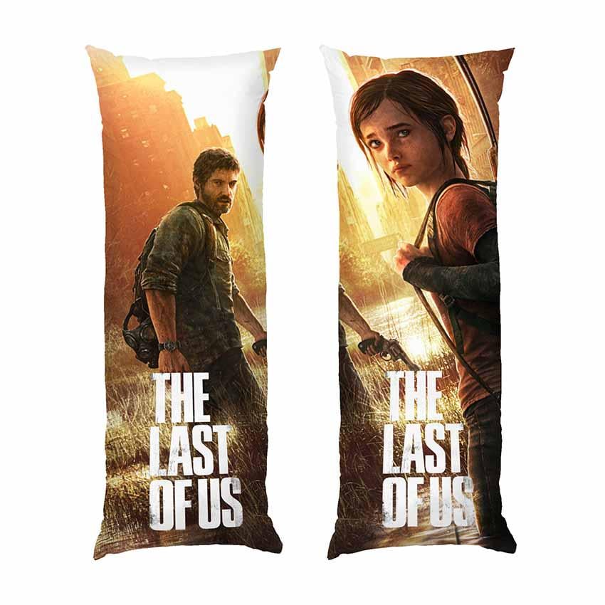 Подушка дакимакура Joel and Ellie City The Last of Us габардин 180х60 см (113625-4)