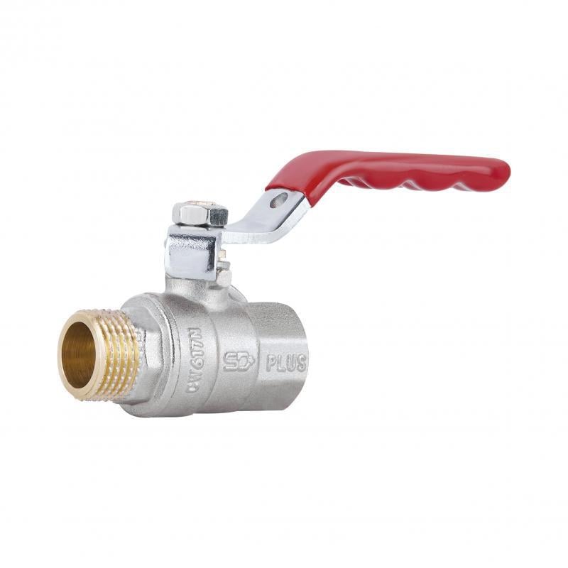 Кран шаровый SD Plus для воды рычаг 1/2" (SD605NW15PN40)