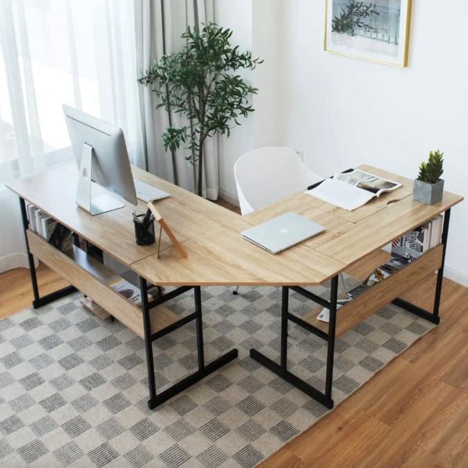 Компьютерный стол Costway Fulton с регулируемой панелью Loft (4804) - фото 2