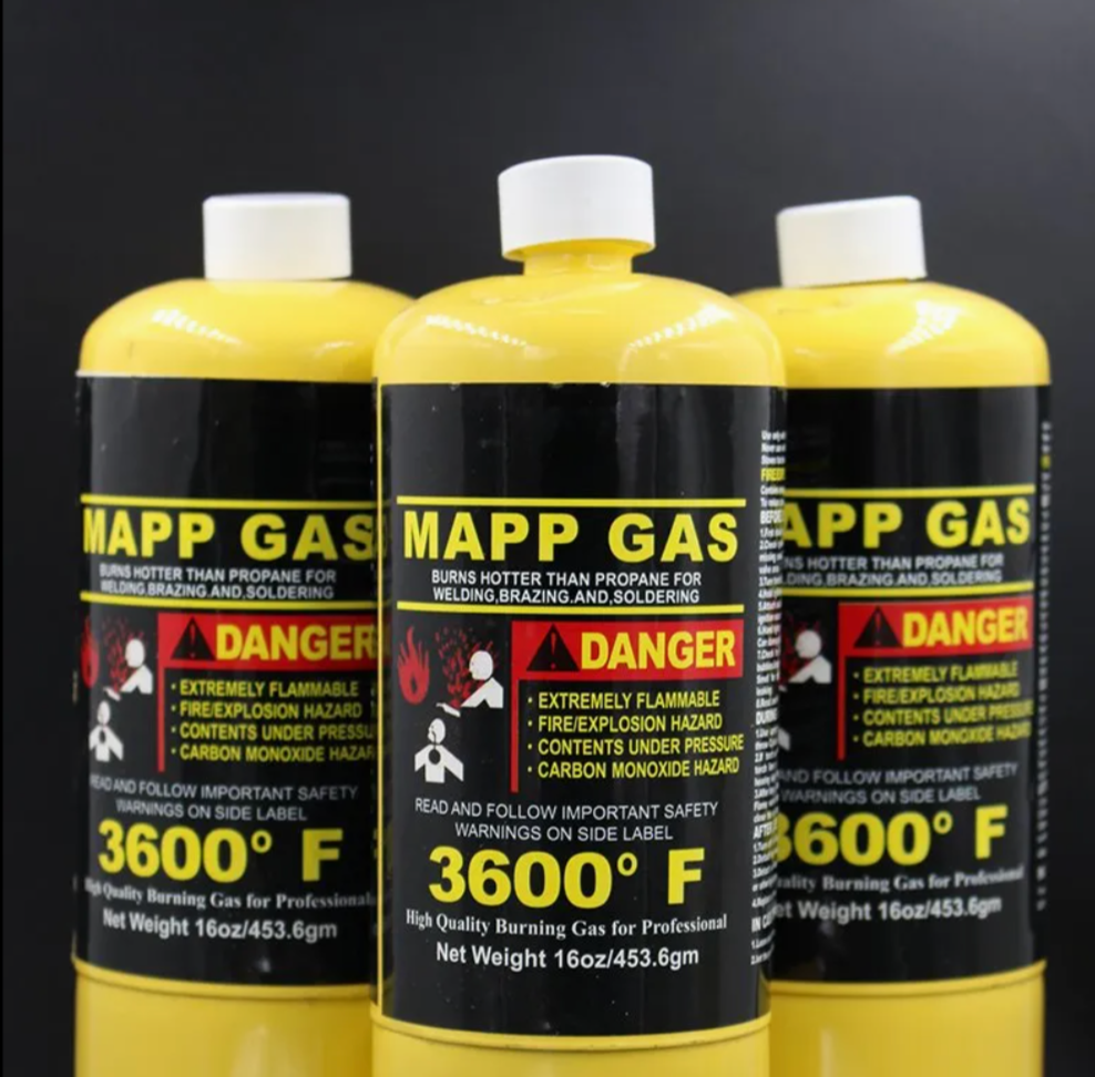 Газ MAPP для пальників та пайки балон 450 г (ІНГПМАПП-газ/gas) - фото 7 Газ MAPP для пальників та пайки балон 450 г (ІНГПМАПП-газ/gas) - фото 7