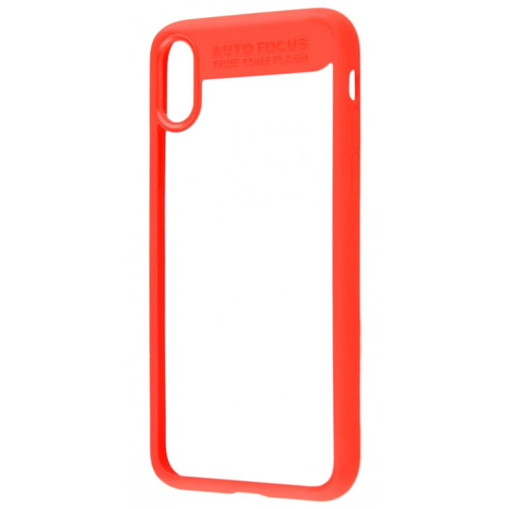 Чехол Rock Clarity Series case PC/TPU для iPhone X Red