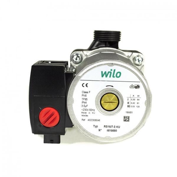 Насос циркуляционный в сборе Wilo RS 15/7-3-KU 120 Вт для конденсационного котла Biasi Multiparva Cond BI1482109 (00000058926)