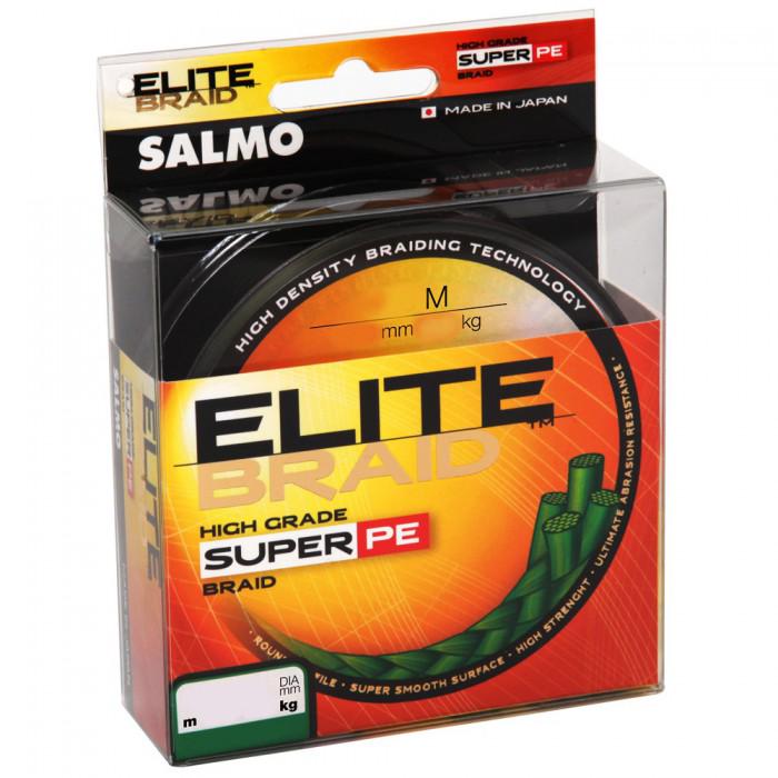 Шнур Salmo Elite Braid 91 м 0,13 мм 5,9 кг Green