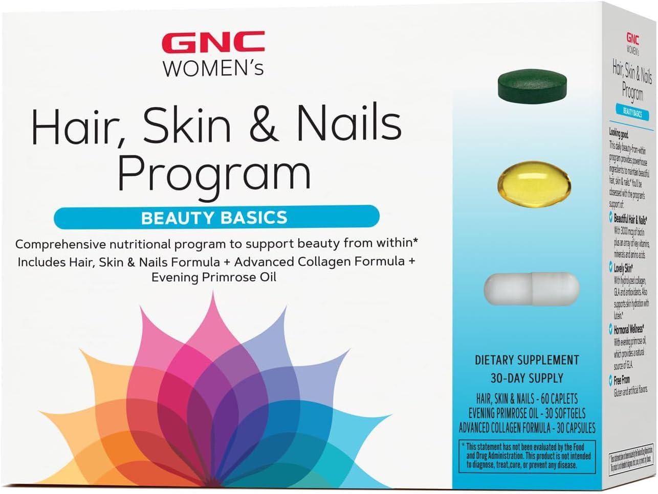 Комплекс для здоровья кожи, волос и ногтей GNC Hair Skin Nails Proг 30 paks