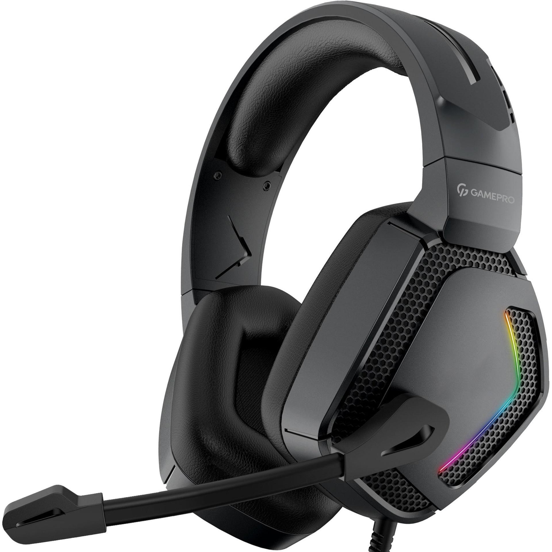 Гарнітура дротова GamePro HS605 mini-jack 3,5 мм 2 м Black (26075653)