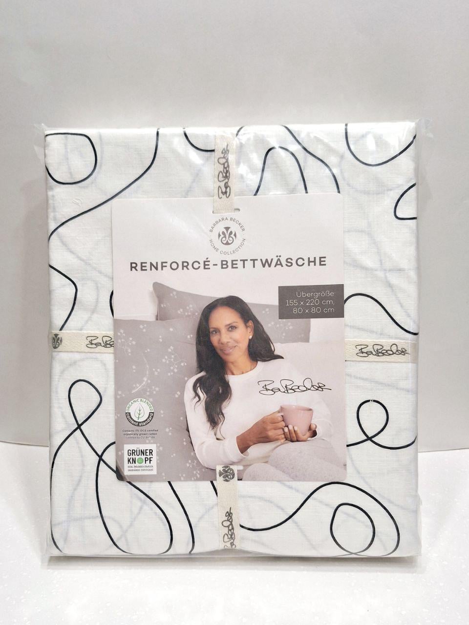 Пододеяльник из ранфорса 155х220 см и наволочка 80х80 см (1090)