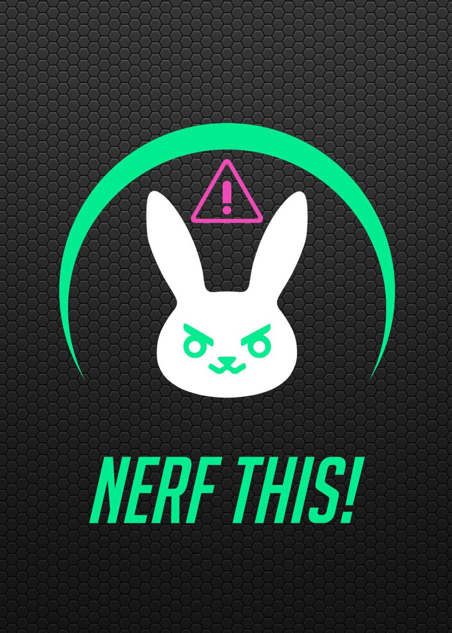 Картина постер Gee! Overwatch Овервотч надпись 40х60 см OW.09.062