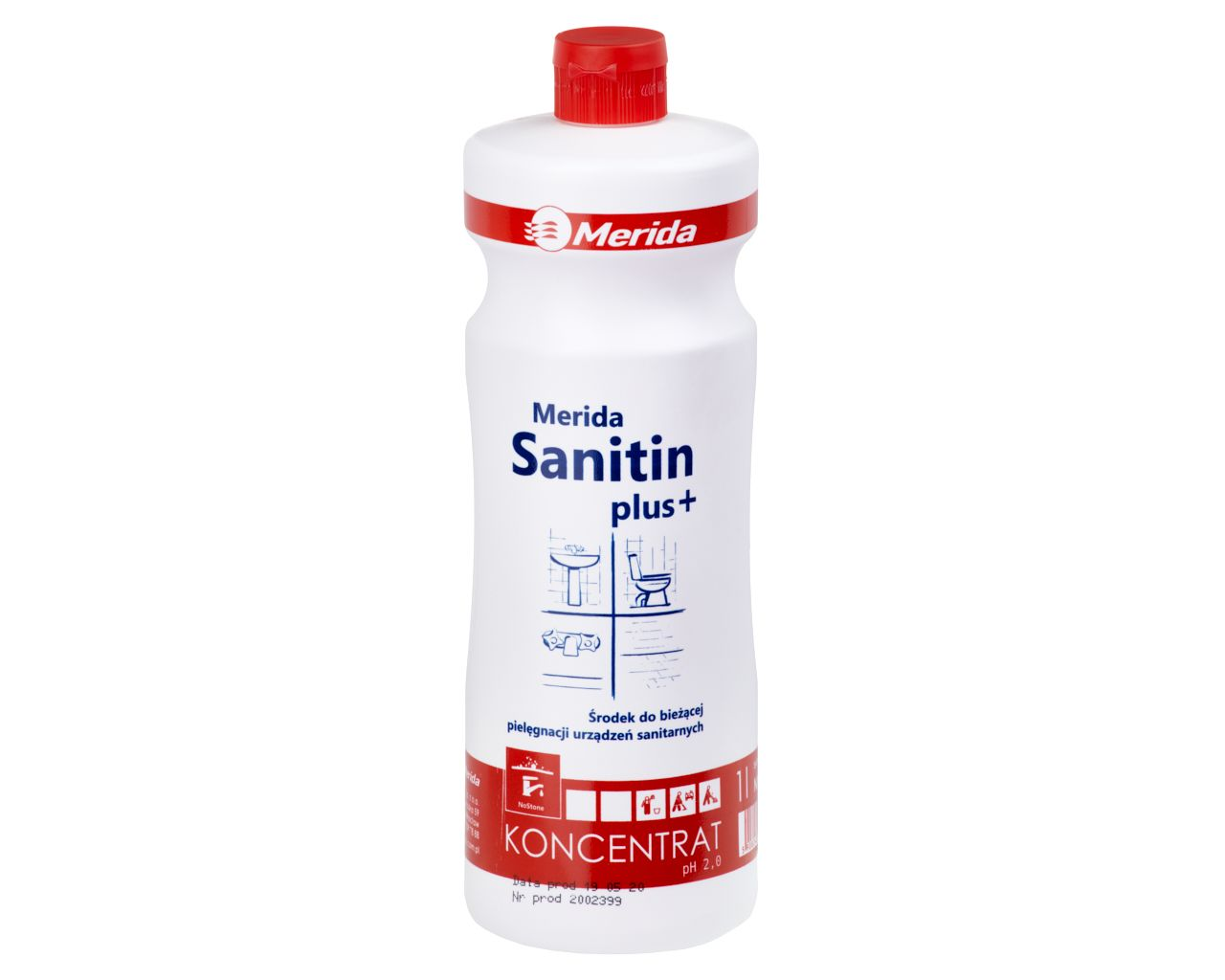 Средство для очистки сантехники Merida Super Sanitin Plus 1 л (22691679)