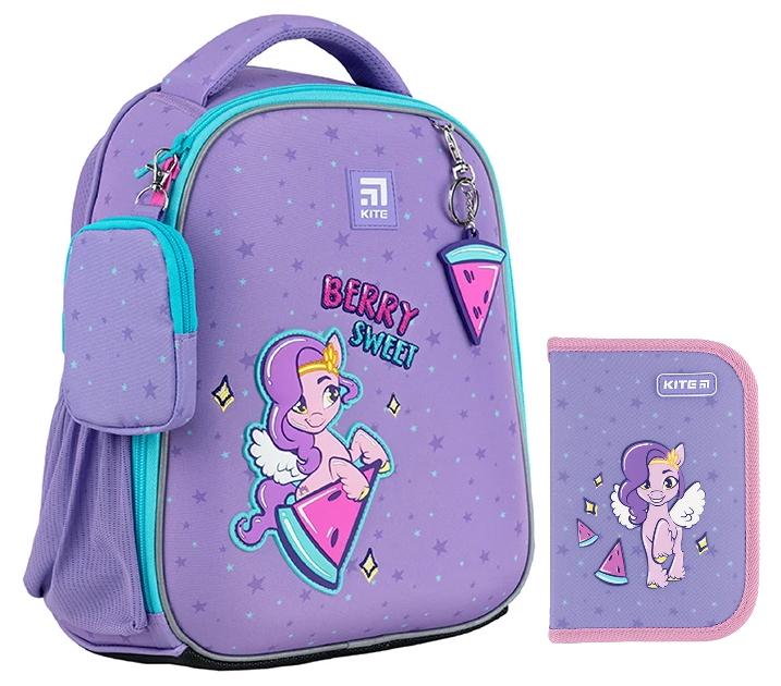 Рюкзак школьный Kite Education My Little Pony каркасный с пеналом (202772)