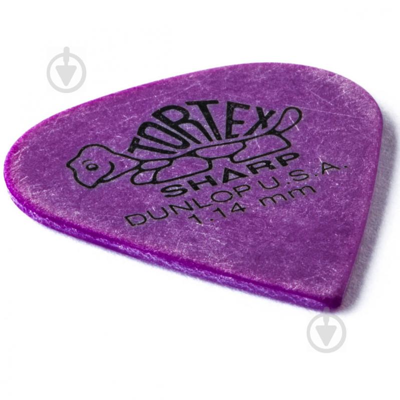 Медиатор Dunlop 4121 Tortex Sharp Guitar Pick 1.14 mm (1 шт.) - фото 2