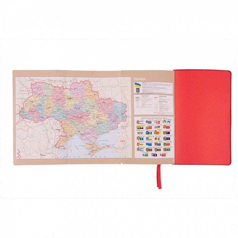 Дневник датированный Leo Planner Boss 2025 А5 368 Стр. мягкий Красный (252516) - фото 12