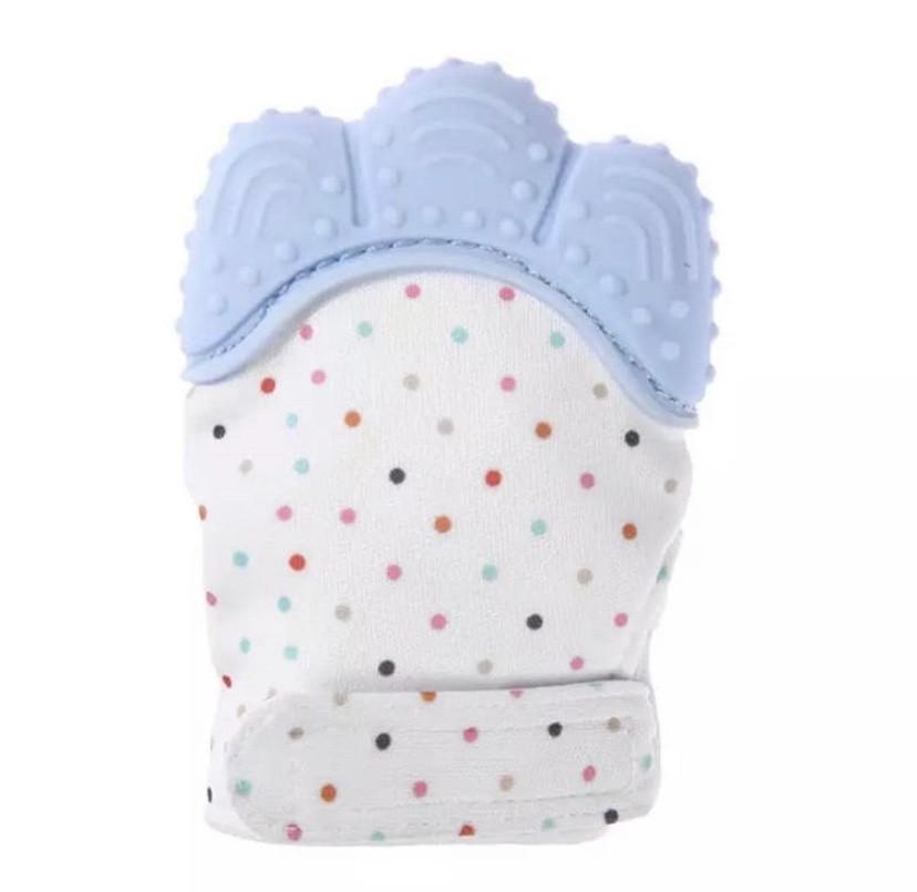 Прорезыватель для зубов Baby Team PK-0119 Перчатка грызунок Голубой (717355149)