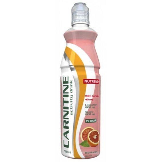 Жироспалювач для спорту Nutrend Carnitin Activity Drink 750 мл Red Orange