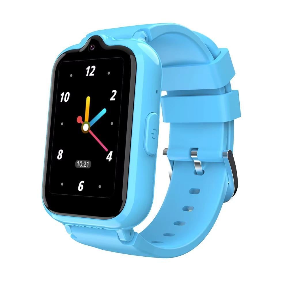Смарт-часы детские Lemfo T5 с 4G звонками GPS/прослушиванием Синий (35707191)
