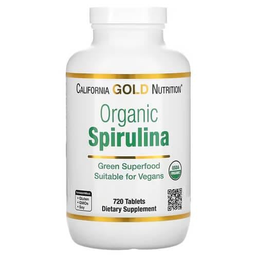 Спирулина Калифорния Gold Nutrition Organic Spirulina 720 табл. (CGN-01176)