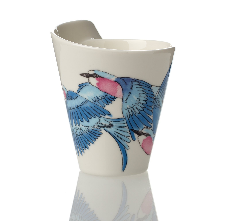 Чашка для кофе Villeroy & Boch NewWave Lilac Breasted Roller 240 мл (1042009100) - фото 4 Чашка для кофе Villeroy & Boch NewWave Lilac Breasted Roller 240 мл (1042009100) - фото 4