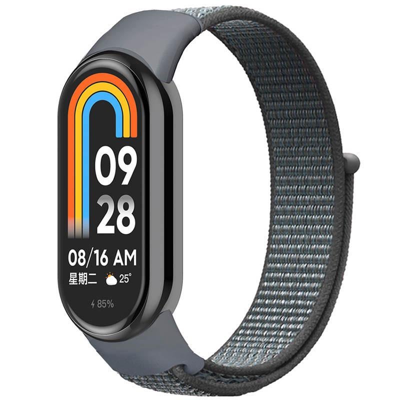 Ремінець Nylon New для Xiaomi Mi Band 8/9 Gray (00000077679_10)