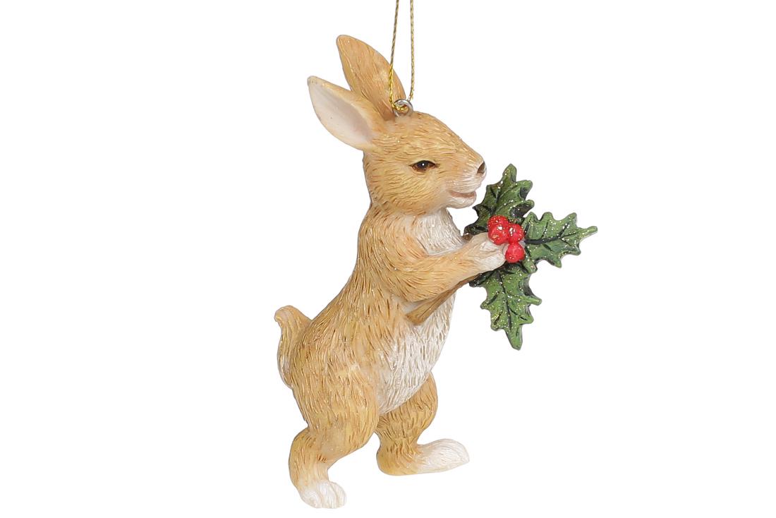 Декоративная фигурка на подвесе BonaDi Зайка (707-781)