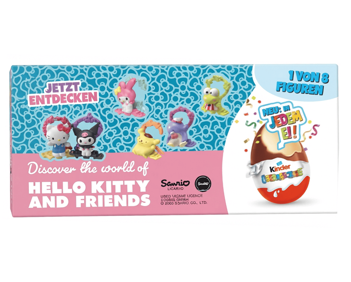Шоколадные яйца Kinder Surprise Hello Kitty and Friends Eggs 3 шт. х 20 г (3199383728) Шоколадные яйца Kinder Surprise Hello Kitty and Friends Eggs 3 шт. х 20 г (3199383728)