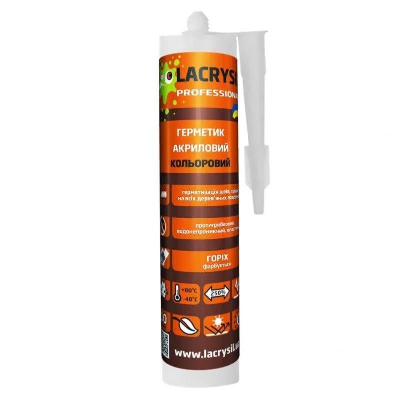 Герметик акриловий Lacrysil для дерева 300 мл Горіх (28716382)