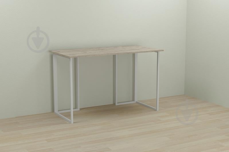 Компьютерный стол Ferrum-decor Ханна 75x120x70 белый ДСП Дуб Шервуд 16мм Компьютерный стол Ferrum-decor Ханна 75x120x70 белый ДСП Дуб Шервуд 16мм