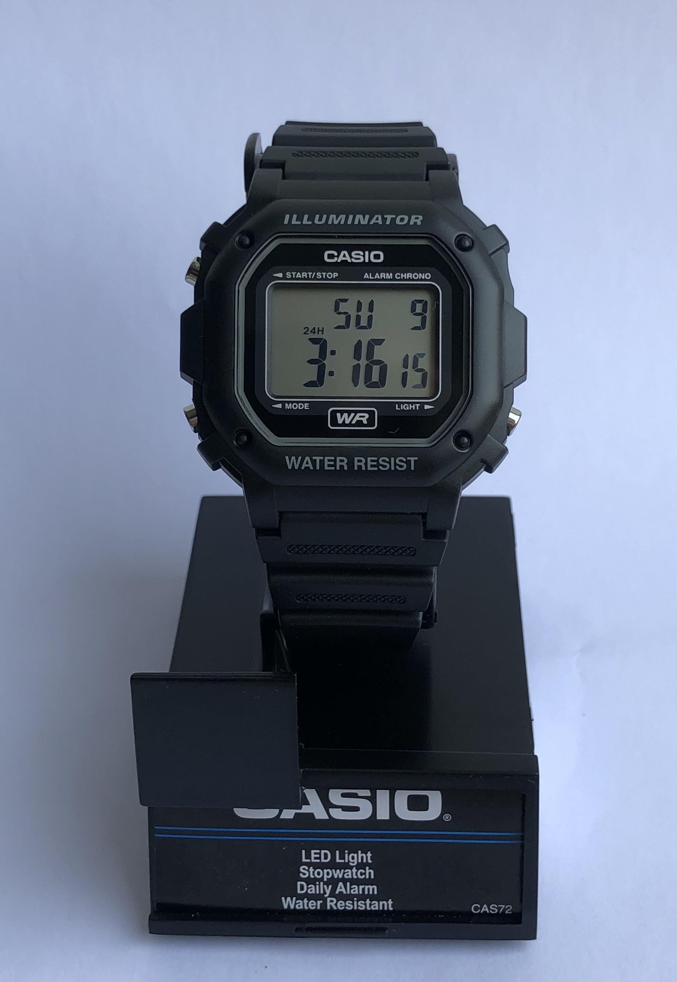 Годинник чоловічий Casio F-108WH-1ACF (034) - фото 2 Годинник чоловічий Casio F-108WH-1ACF (034) - фото 2