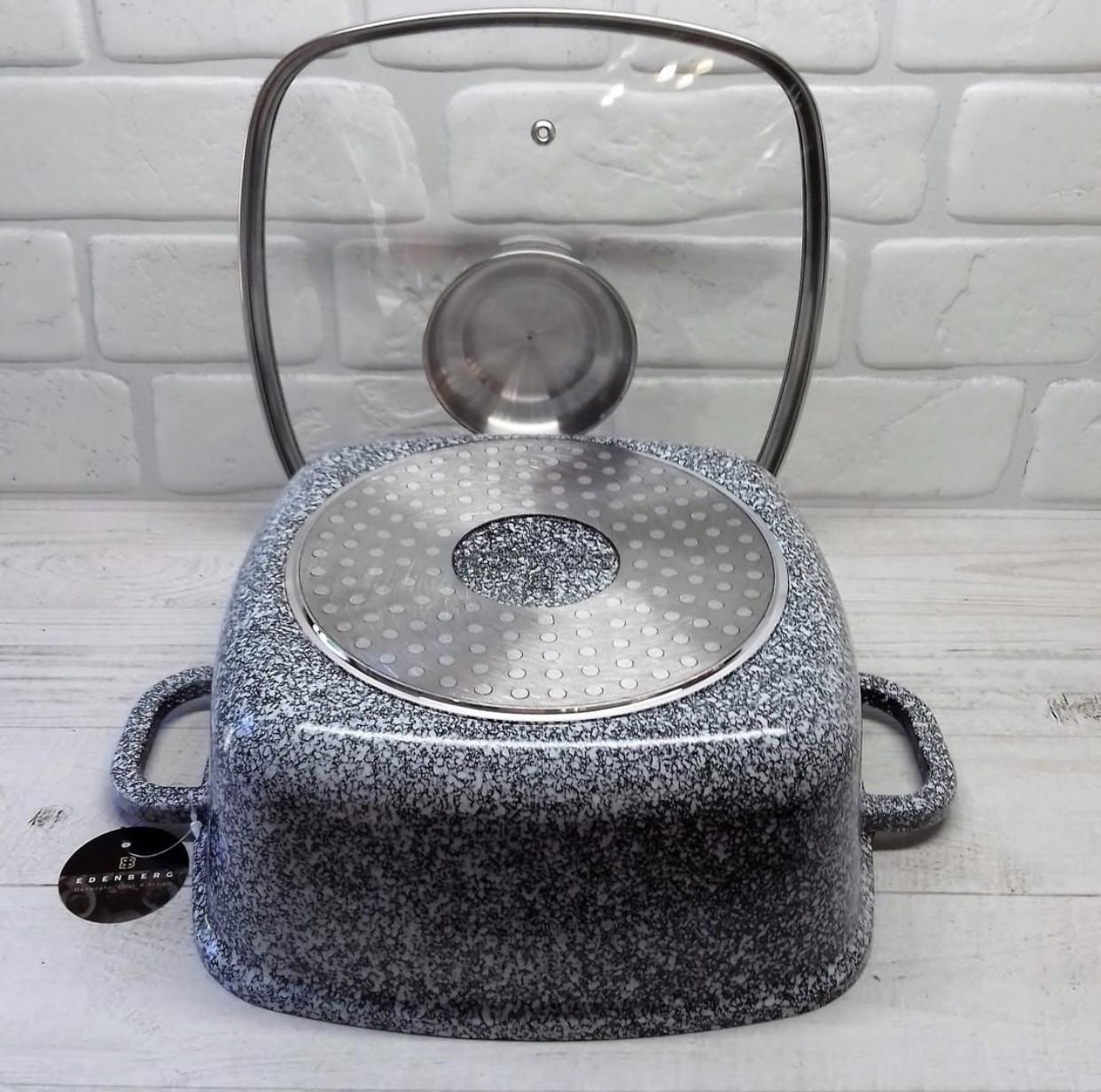 Набір каструль з гранітним антипригарним покриттям Edenberg EB-3987 10 пр. - фото 9