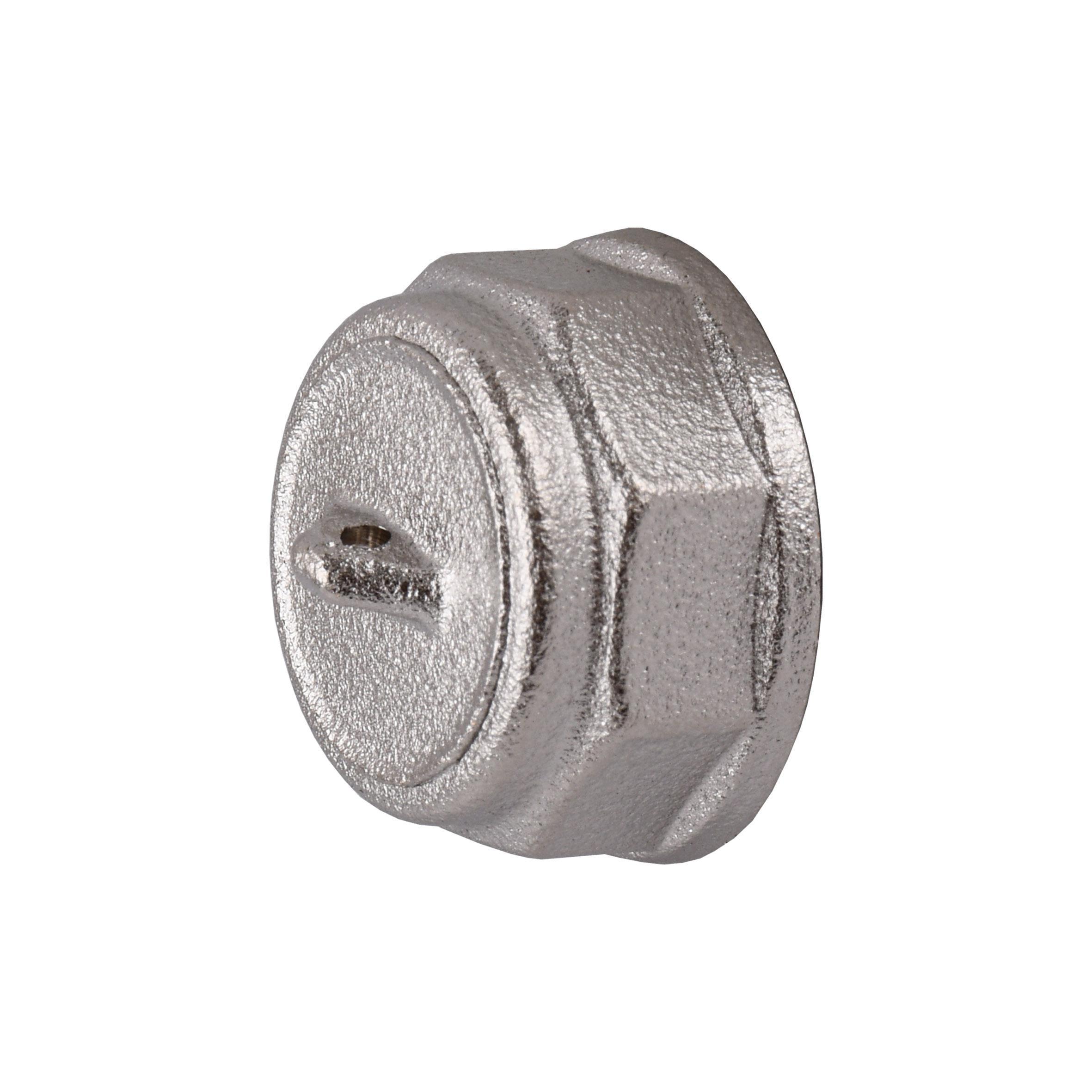 Заглушка Optimum NC301P 1/2"В никелированная под пломбу (000030757)