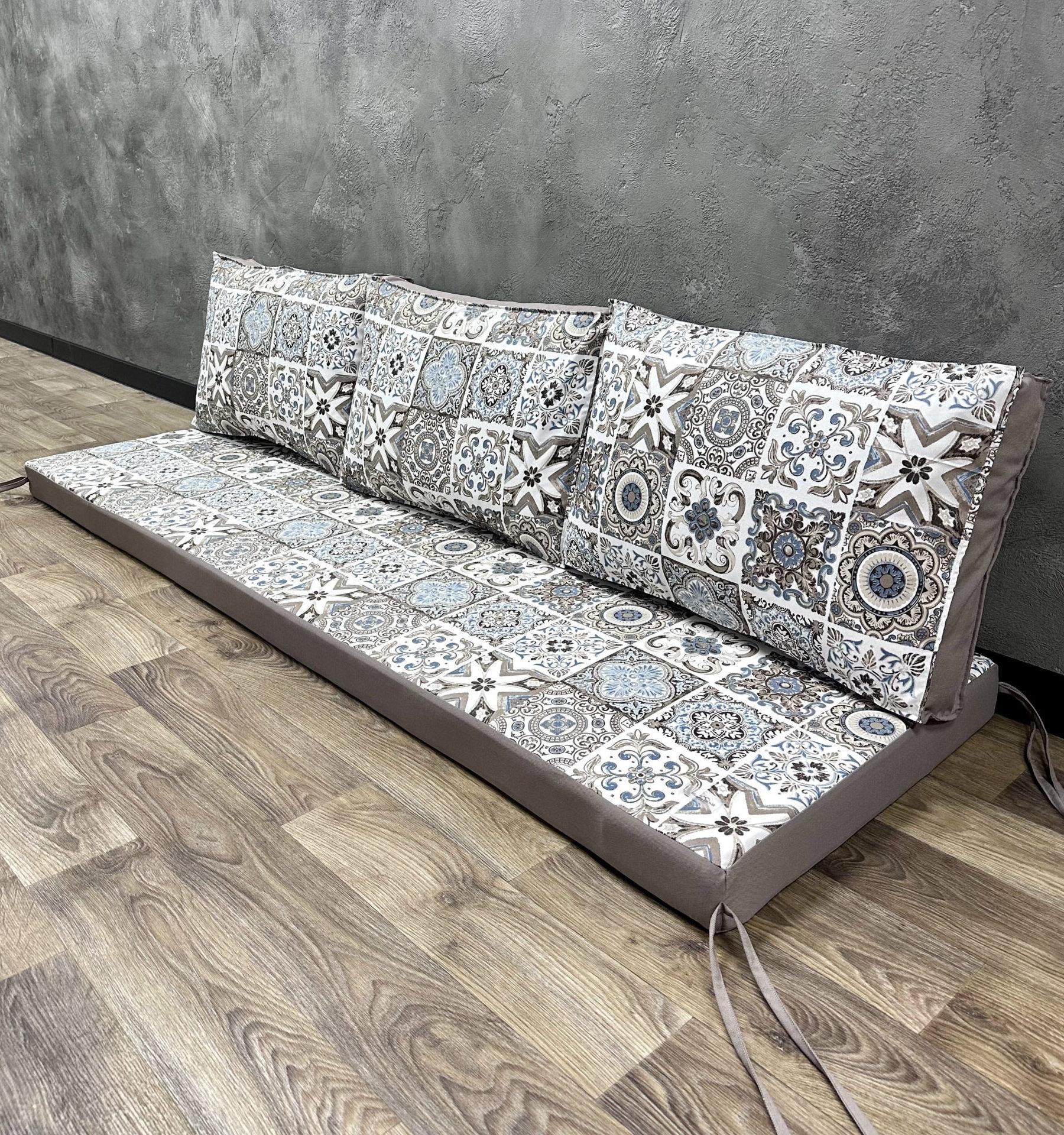 Комплект матрас Comfort Home Abstraction с подушками на поддоны/качели/каркасы/садовая мебель 120х60х40х5 см - фото 1 Комплект матрас Comfort Home Abstraction с подушками на поддоны/качели/каркасы/садовая мебель 120х60х40х5 см - фото 1