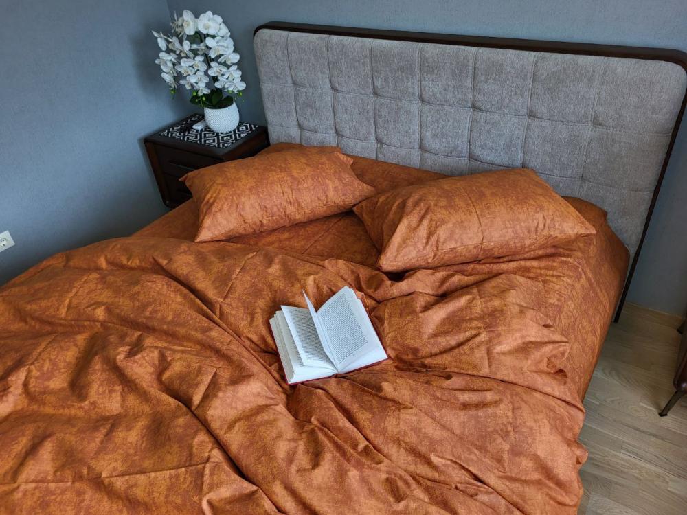 Комплект постельного белья Marble №22 cotton семейный на резинке