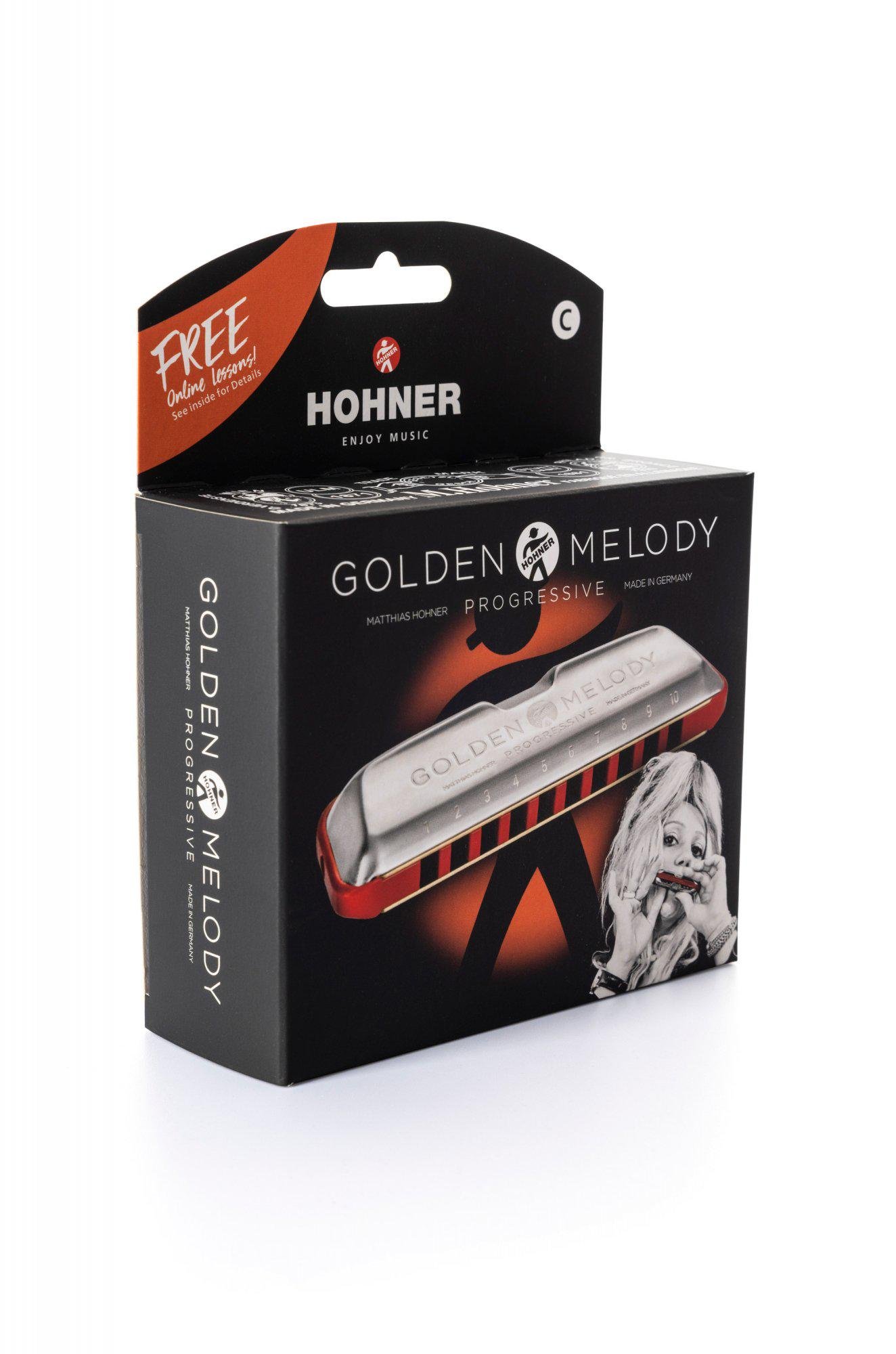 Губная гармошка Hohner Golden Melody Progressive M54409X Ab-major (127974) - фото 7