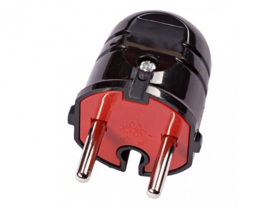 Вилка Luxel без заземления (1101)