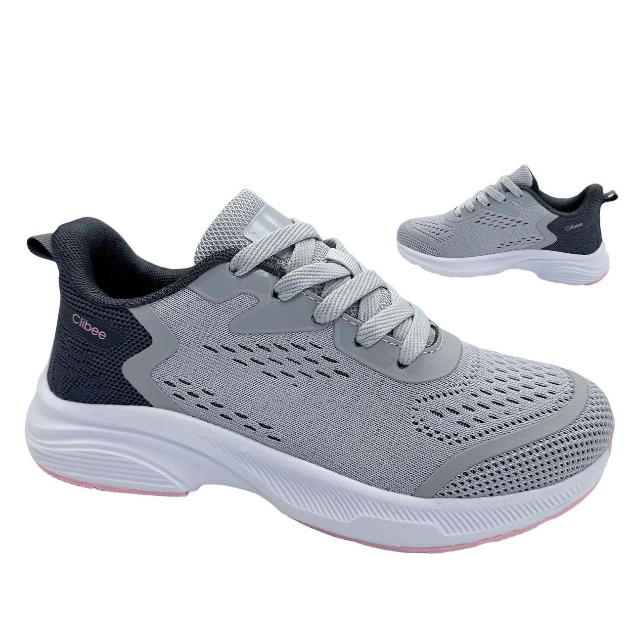 Кросівки жіночі Clibee AD27321/39 р. 39 Сірий