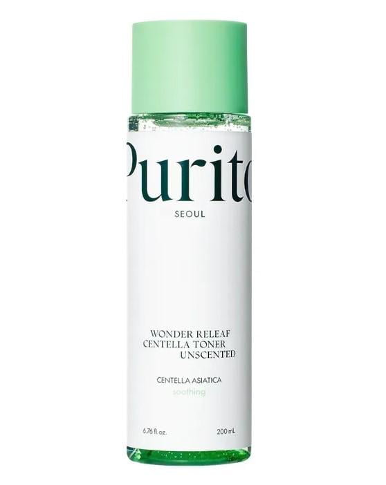 Тонер с центеллой без эфирных масел Purito SEOUL Wonder Releaf Centella Toner Unscented 200 мл