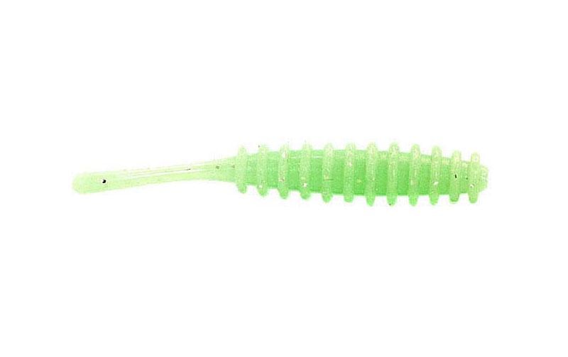 Силиконовый слаг Reins Aji Ringer №141 съедобный 1.5" 15 шт. Glow Melon Soda(8819)