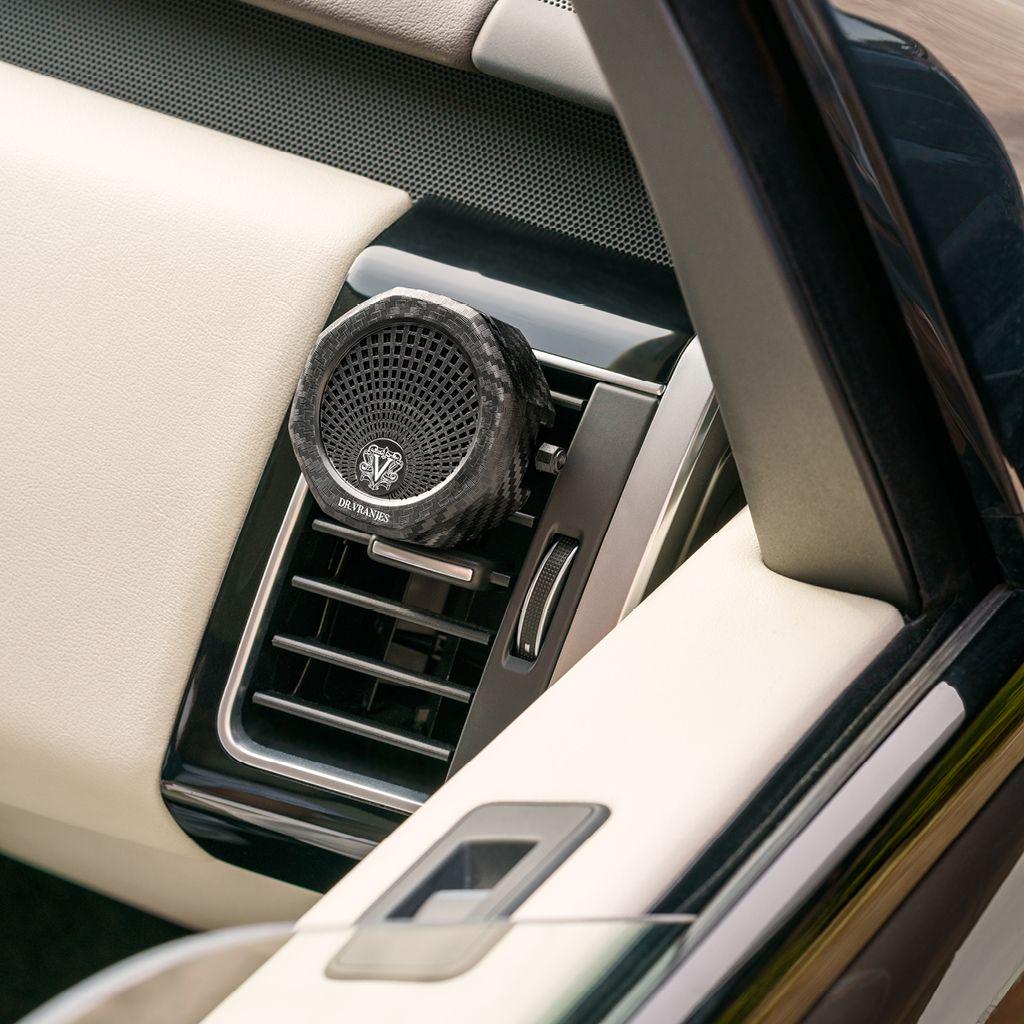 Ароматизатор для автомобіля Dr. Vranjes Rosso Nobile дефлектор та картридж Карбон (CRP01-01) - фото 8