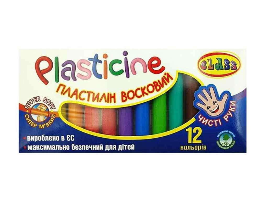 Пластилин CLASS 12 цветов Чистые руки ECO 200 г 7627 (909599)