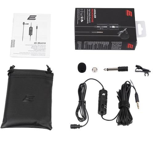 Микрофон петличный 2Е ML010 Черный (13103373) - фото 7