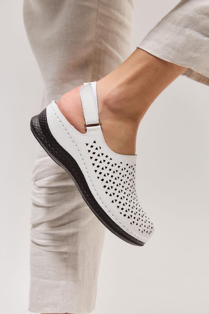 Сандалии женские ALLSY на платформе р. 39 Белый (195153) - фото 5 Сандалии женские ALLSY на платформе р. 39 Белый (195153) - фото 5