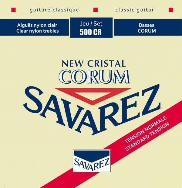 Струны для классической гитары Savarez New Cristal Corum 500CR Normal Tension (116547)