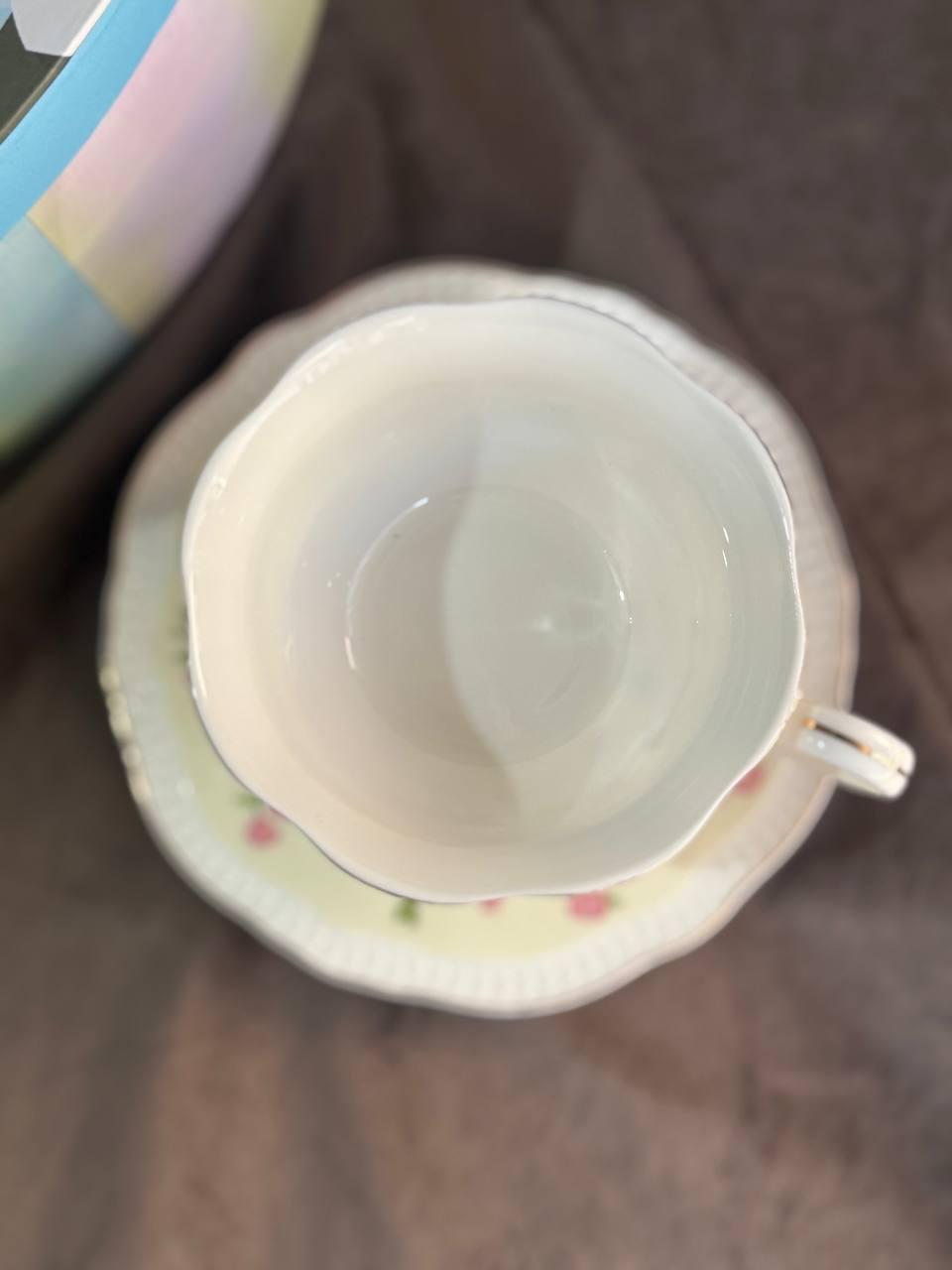 Чайный сервиз Elisey Сад роз керамический 230 мл 12 предметов Белый (9292-016) - фото 3