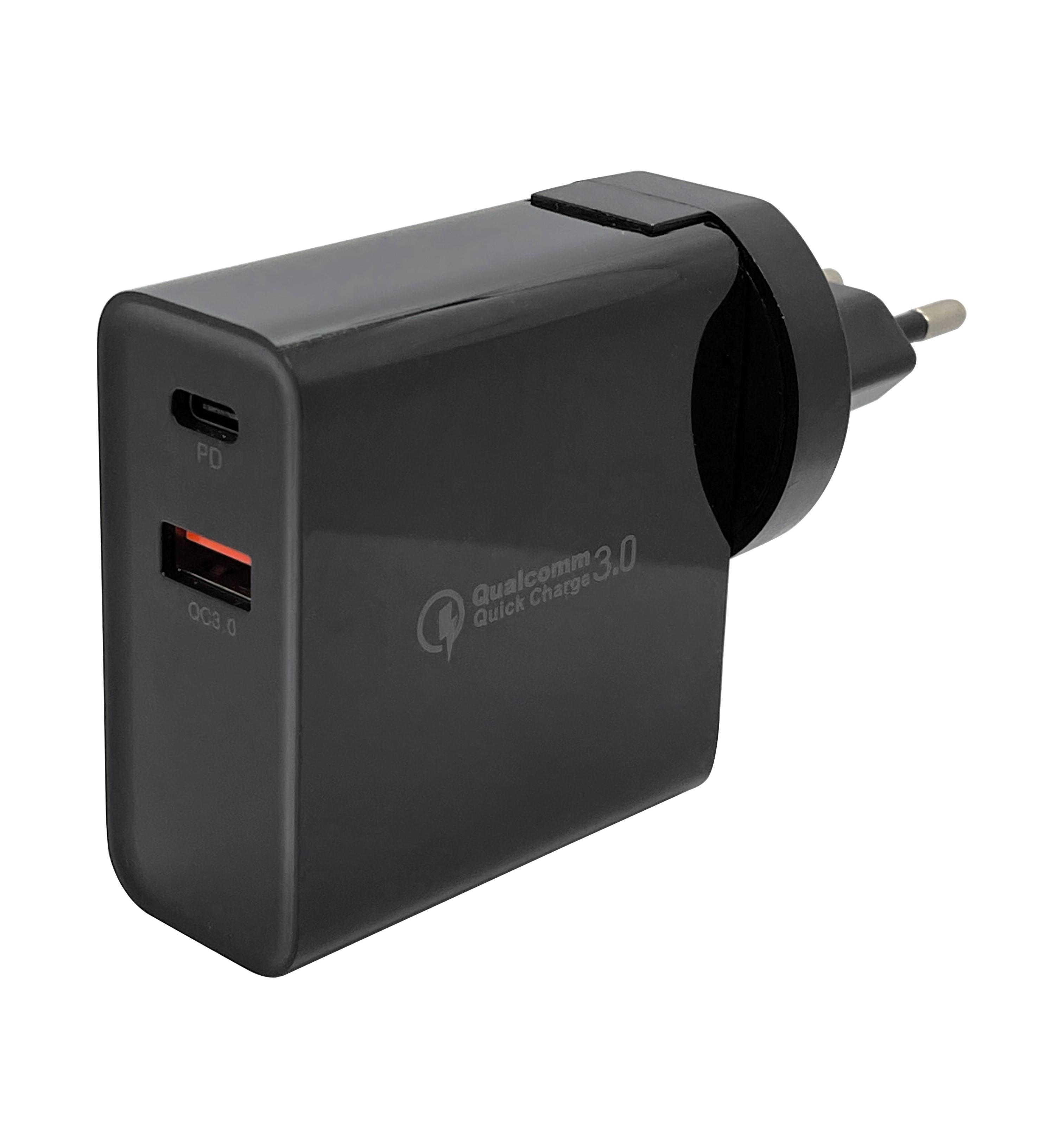 Зарядний пристрій XON PowerCharge USB Type-C 48W Чорний (PCCW0045AC0B 5900) - фото 3